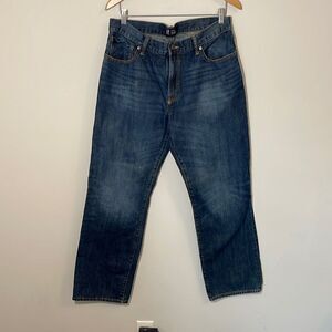 GAP Mens Standard Medium‎ Wash Denim Jeans. Size 34x32